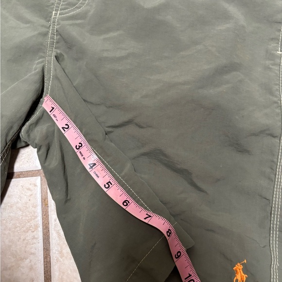 Polo Ralph Lauren Mens Olive Green Swim Trunks Board Shorts medium - Picture 4 of 4